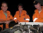Cockburn SES members training